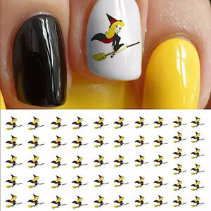 💌BO/GO$6 bewitched Halloween water Transfer Nail Decals